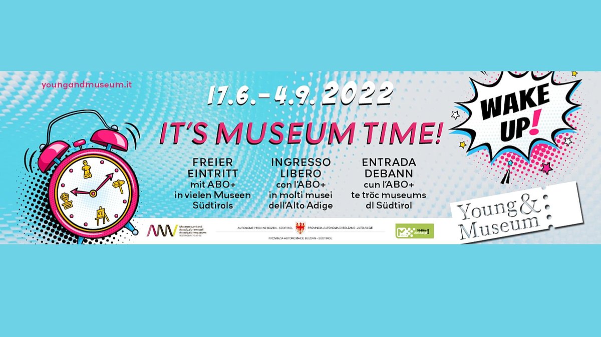 Banner per l'iniziativa "It's museum time"