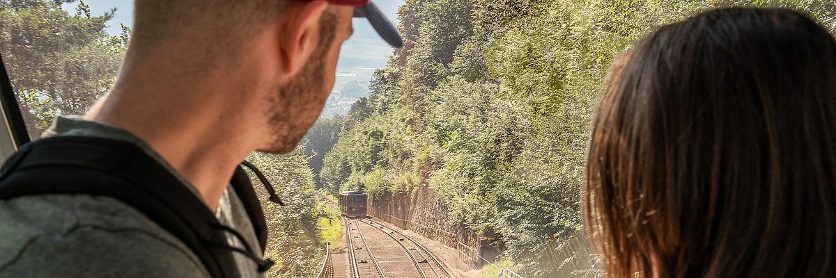 Mendola/Mendel funicular inside