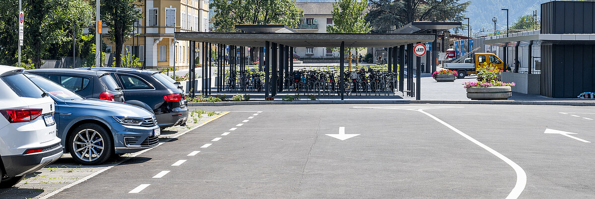Parcheggio alla stazione di Bressanone