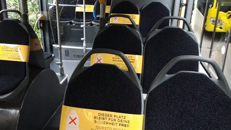 Bus seats in the times of COVID-19