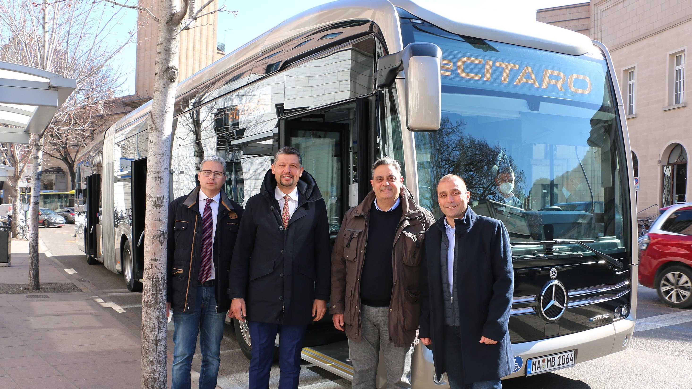 Il nuovo autobus elettrico a Bolzano