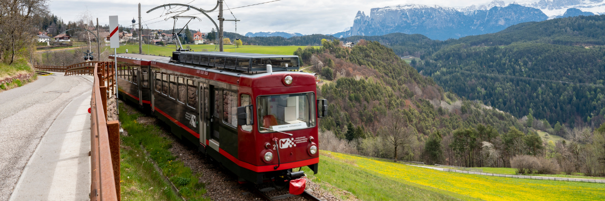 Rittner Bahn und Bergen