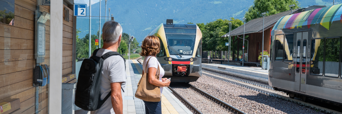 Turisti in stazione